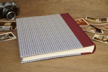 Handmade beautiful photo album with bright pages